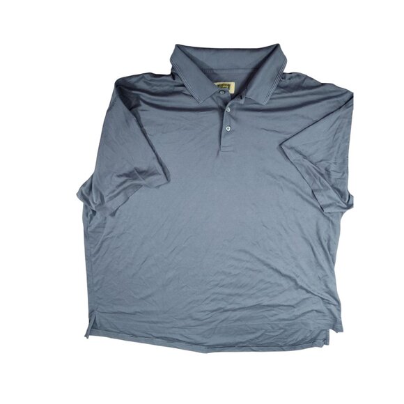 The Foundry Men's Quick-Dri Polo Shirt Gray Mens 5XL - Picture 3 of 5